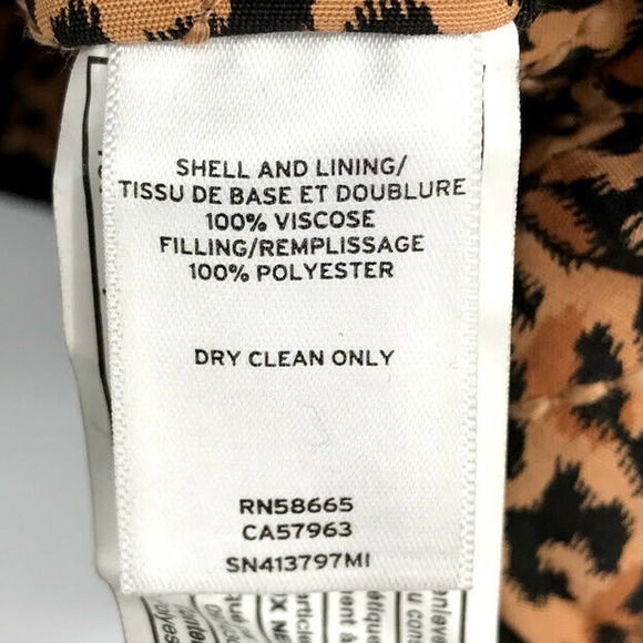 Something Navy Reversible Quilted Jacket Leopard - Picture 8 of 12